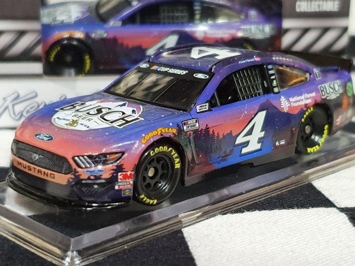 NEW 2019 KEVIN HARVICK #4 LOUDON RACE WIN BUSCH NATIONAL FOREST FOUNDATION 1/24 