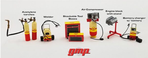GMP Shell Oil Shop 1:43rd Tool Set
