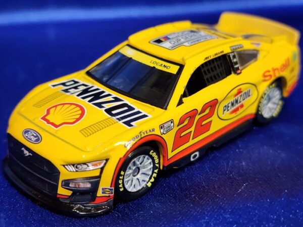 2022 Joey Logano #22 Shell-Pennzoil NASCAR Cup Series Champion Next Gen 1:64th Ford Mustang NASCAR