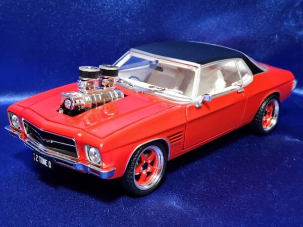 1973 Candy Red w/Black roof White Interior 1:24th HQ Holden Monaro