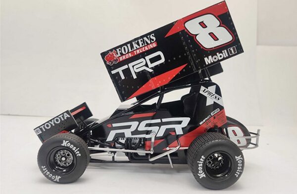 2023 Aaron Reutzel #8 RSR / TRD 1:18th Sprintcar