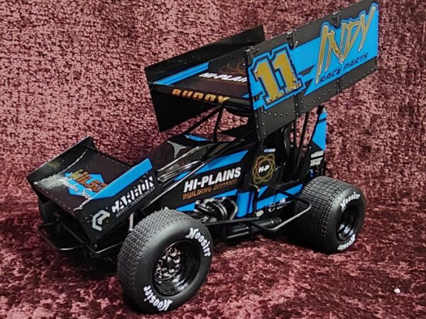 2022 Buddy Kofoid #11 Hi-Plans Building First World of Outlaws Win 1:18th Sprintcar